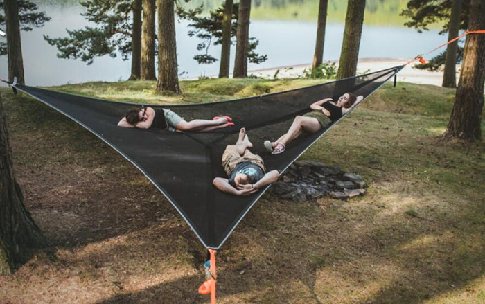 Multi-Person Hammock- Patented 3 Point Design