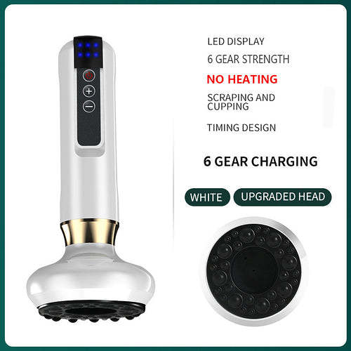 Electric Cupping Massager Vacuum Suction Cup GuaSha Anti Cellulite by Veasoon