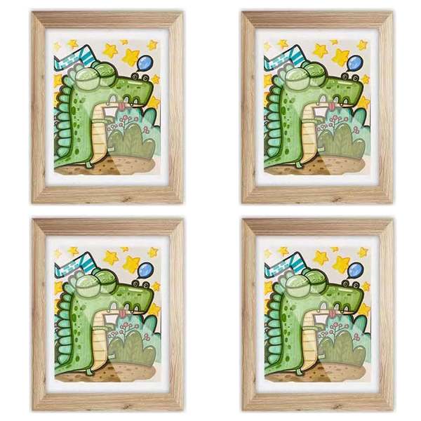 Kids Art Frame, Kids Art Frames Front Opening, Kids Artwork A4 Picture Frames Changeable