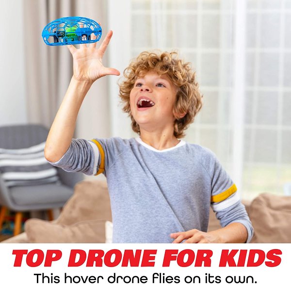 Unique New Gift Mini Flying UFO Saucer Interactive Aircraft LED Light