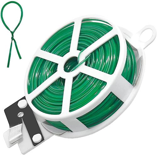 Garden Ties For Plants, Garden Twine Tension Wire Twist Ties With Plastic Coating Gardenin