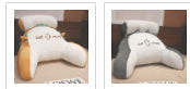 Soft Fluffy Triangle Reading Cushion