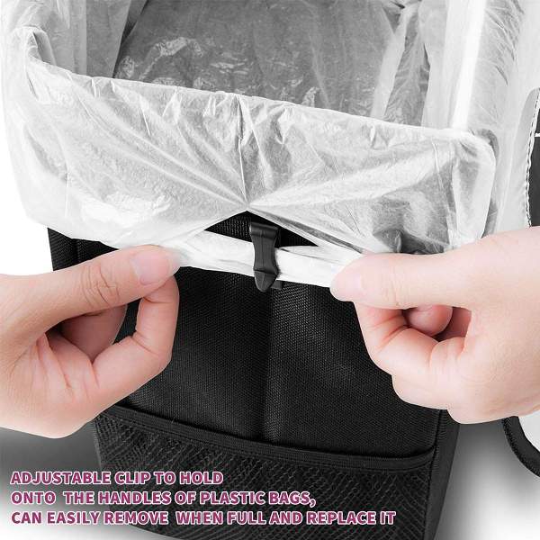 Waterproof Car Trash Can Bin : Easy To Clean And Wipes Out Easily