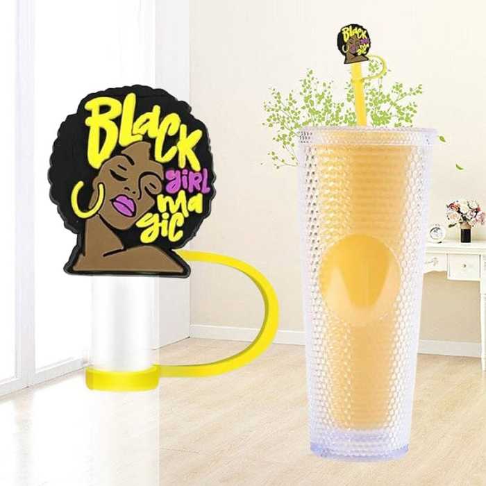 Silicone Straw Cap (8pcs)