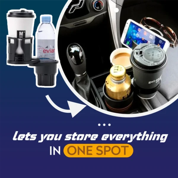 2 In 1 All Purpose Car Cup Holder