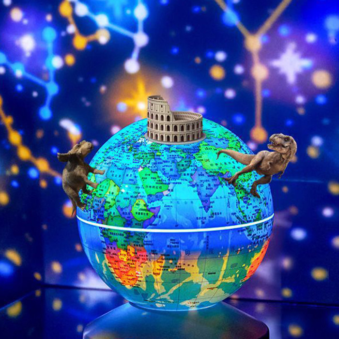 AR Globe Rotating Projector Lamp Starry Night Light
