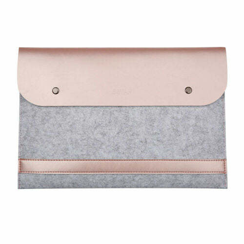 New Leather Sleeve Case Bag Laptop Cover For Macbook Pro Air 15.4