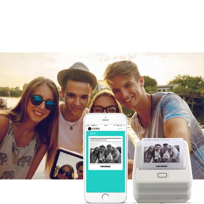 Wireless Phone Photo Printer by Veasoon
