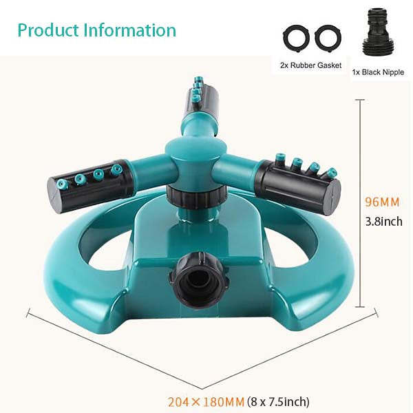 360° Rotating Lawn Sprinkler