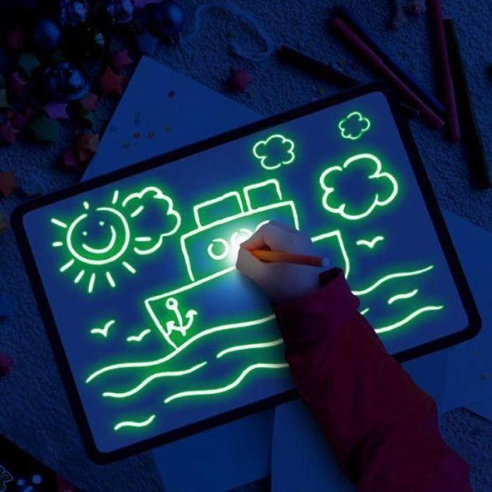 Magic LED Light Drawing Pad for kids
