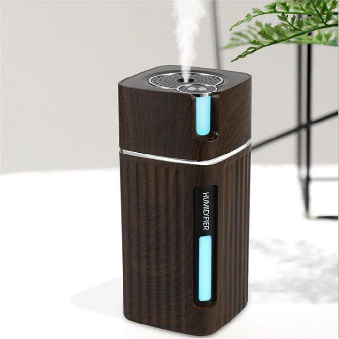 Ultrasonic Air Humidifier USB Mini Mist Maker LED Light by Veasoon