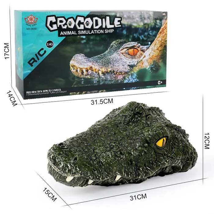 RC Crocodile 2.4 GHz Remote Control Crocodile Toys