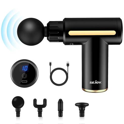 Compact Handheld Muscle Massager by Veasoon