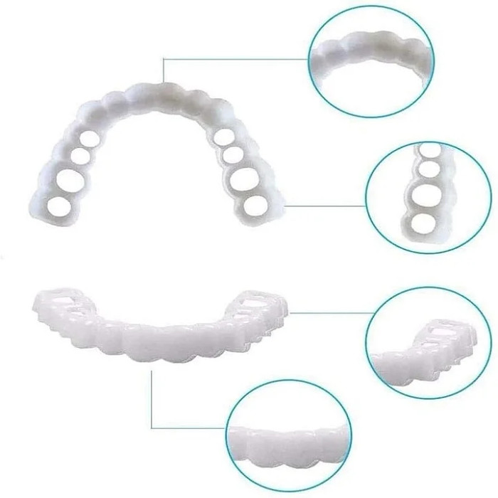 Perfect Smile Pro - Snap On Smile Veneers ( Upper & Lower Set )