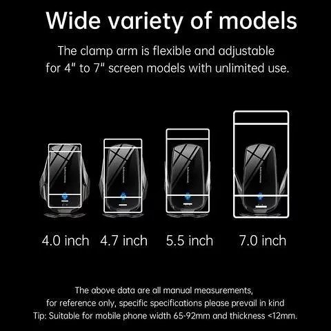 Automatic Wireless Car Phone Holder - Automatic Clamping Car Charger