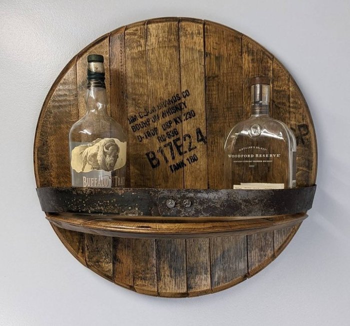 Hand crafted Liquor Bottle Display