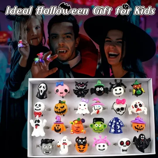 Halloween Finger Light Ring