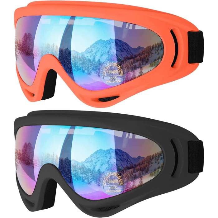 2-Pack: Anti-Scratch Dustproof Sports Goggles