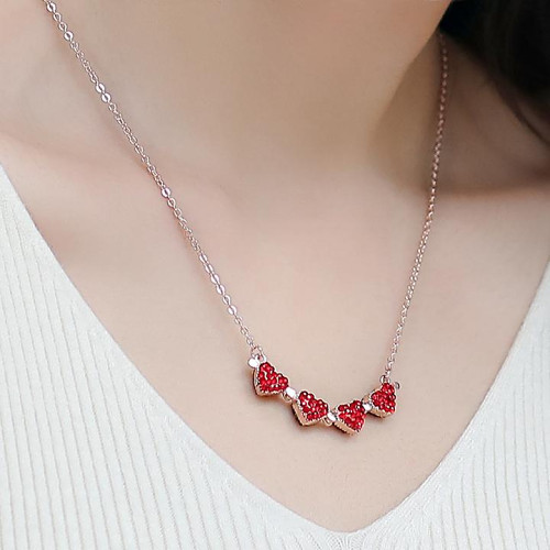 Our Leaf Heart Shape Necklace