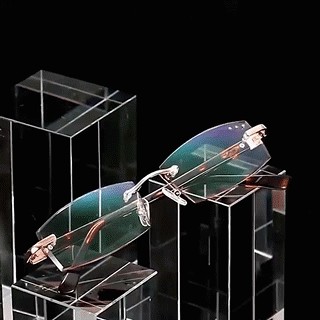 New Diamond-cut Bifocal Progressive And Anti-Blue Eyewear Ultralight Reading