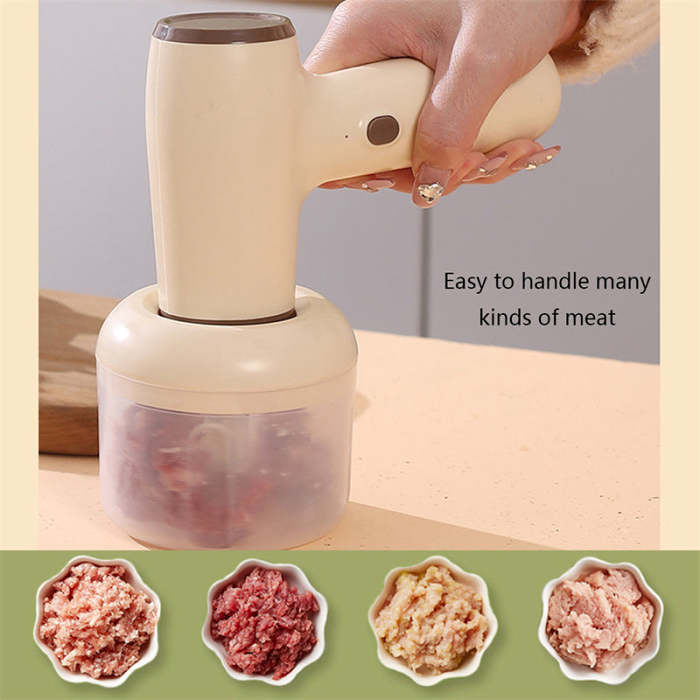 2-in-1 Electric Garlic Chopper
