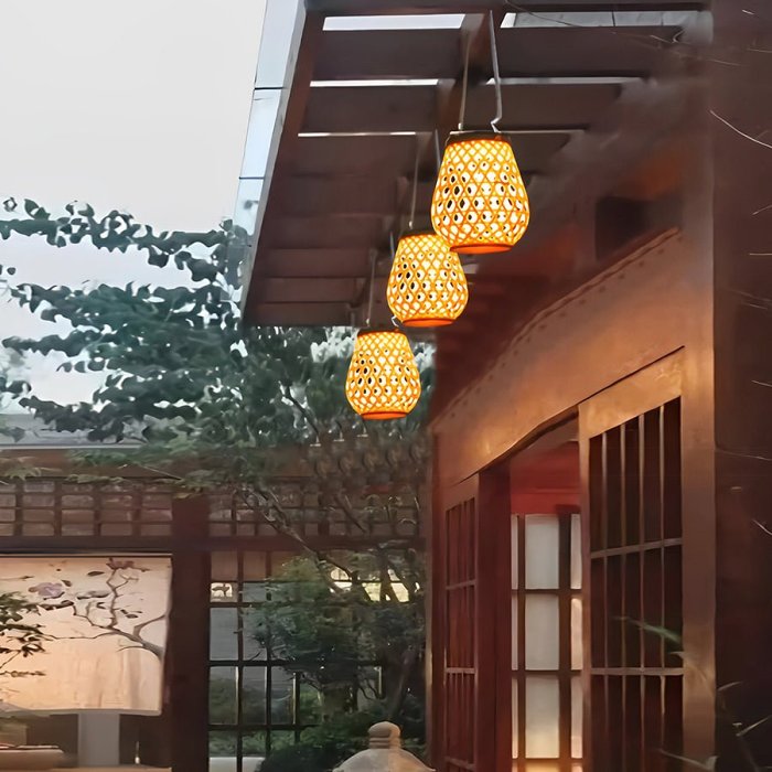 Outdoor Solar Lantern  - Waterproof Hanging Solar LED Lanterns Decor