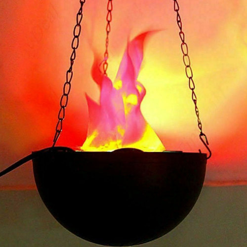 3D Fake Fire Flame Hanging Lamp Decoration Fake Artificial Flame Light Stage Effect Light for Christmas Party Festival Decor