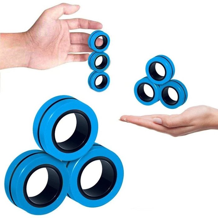 Fun And Anti-stress Magnetic Rings : Make Your Day More Fun And Less Stressful