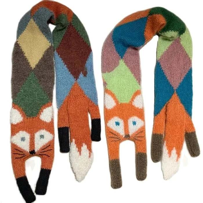 Women's Fox Shaped Scarf