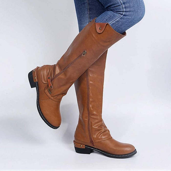 Bag Boho Winter Western Punk Side Zipper Cowgirl Boots