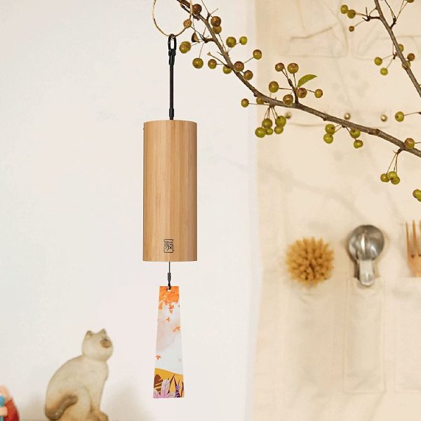 Handemade Bamboo Wind Chimes Windbell Zen Meditation Relaxation Chord