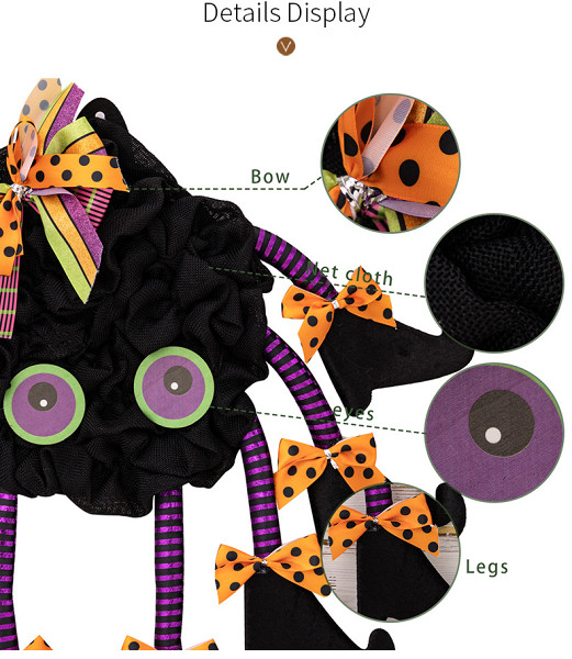 Halloween Multi-legged Spider Door Decor