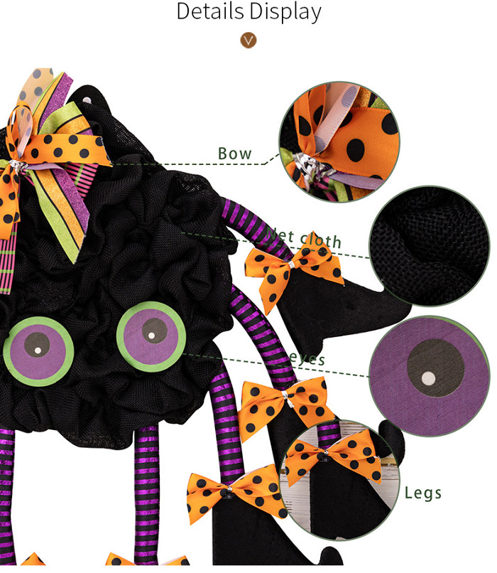 Halloween Multi-legged Spider Door Decor
