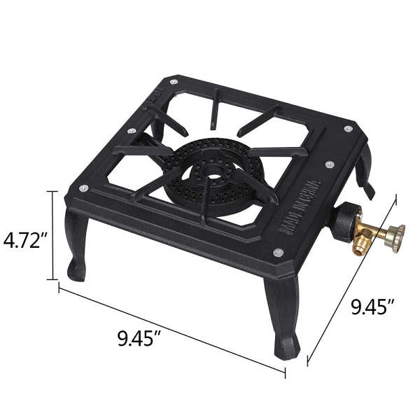 Portable cooker Burner Cast Iron Propane LPG Gas Stove Outdoor Camping Cooker for outdoor barbecue picnic