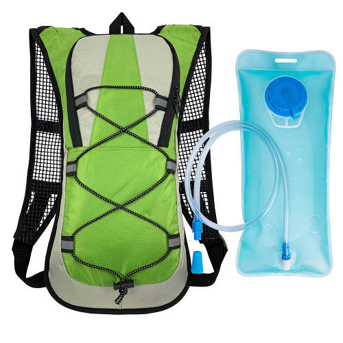 Climbing backpack with 2L water bladder, backpack water bag for camping hiking cycling running climbing cycling