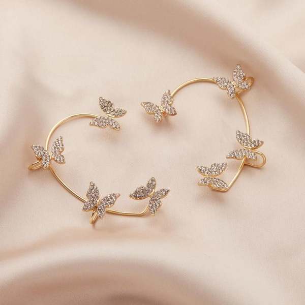 Butterfly Non Piercing Ear Cuff Earrings