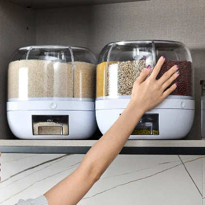 360 food rotating storage