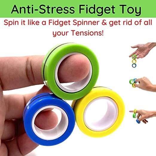 Fun And Anti-stress Magnetic Rings : Make Your Day More Fun And Less Stressful