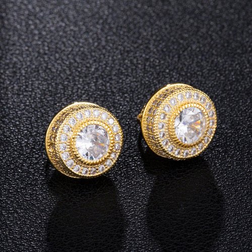 Claw Setting Bling Ice Out Stud Earrings Valentines Ideas