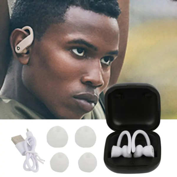 Hot For Beats Powerbeats Pro Wireless Bluetooth Headphone True In-Ear Headset 4D Stereo Hanging Ear Sports Earphones by Veasoon