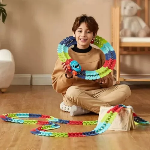 GravityRacer – Educational Kids Changeable Track Car Set