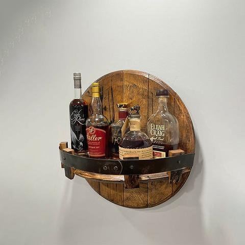 Hand crafted Liquor Bottle Display