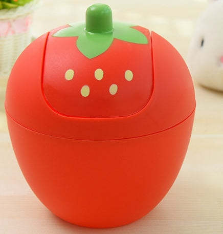 Cute girl-inspired paper basket with cover.