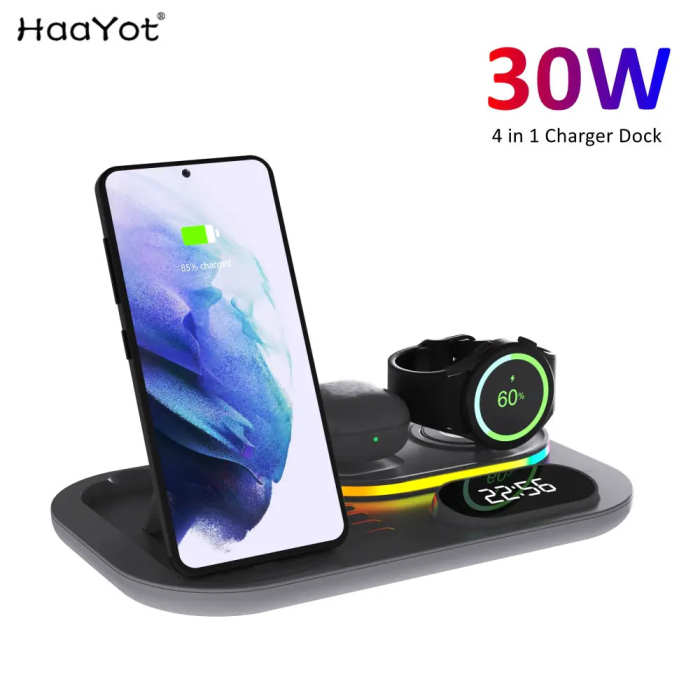 RGB Wireless Charger Dock by Veasoon