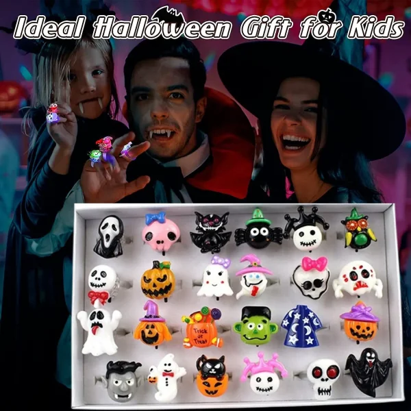 Halloween Finger Light Ring