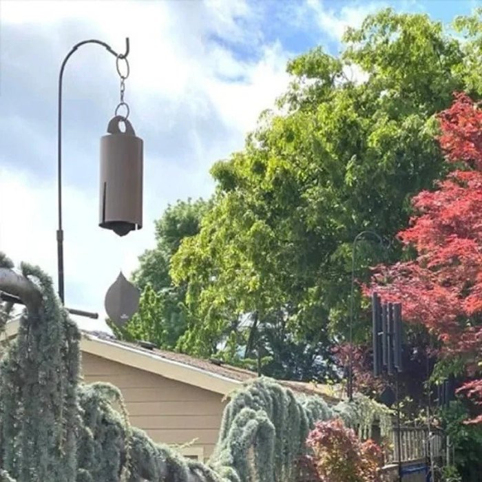 The Deep Resonance Serenity Bell - Deep Tone Sound Wind Bell for Outdoor Decor for Garden, Patio, Porch