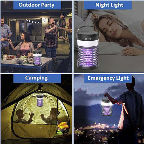 3 In 1 Waterproof Cordless Rechargeable Electric Mosquito Killer
