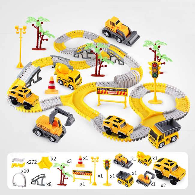 Construction Track Playset Building Toy
