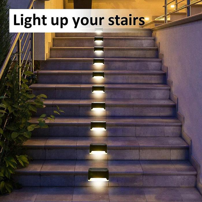4 Pack Waterproof Outdoor Solar Deck Lights