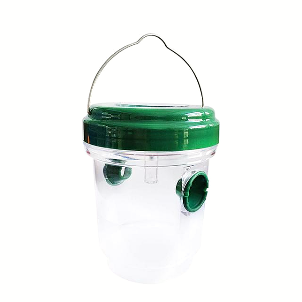 2 Pack Solar Wasp Trap Hanging with LED Light